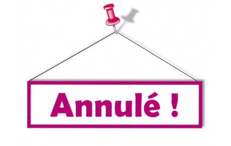 Cours annulé 